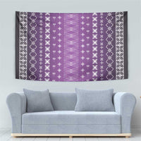Purple Samoa Malu Tattoo Inspired Tapestry - Polynesian Pride
