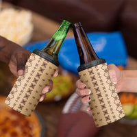 Beige Samoa Malu Tattoo Inspired 4 in 1 Can Cooler Tumbler - Polynesian Pride