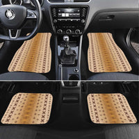 Beige Samoa Malu Tattoo Inspired Car Mats - Polynesian Pride