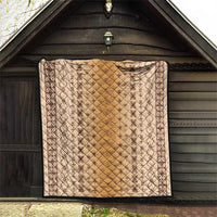 Beige Samoa Malu Tattoo Inspired Quilt LT05 - Polynesian Pride