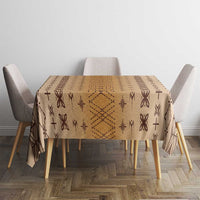 Beige Samoa Malu Tattoo Inspired Tablecloth - Polynesian Pride