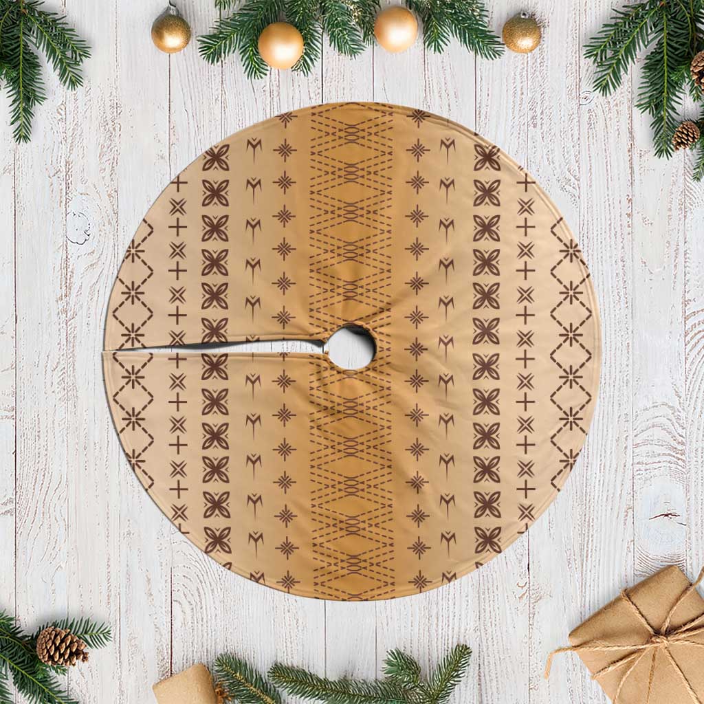 Beige Samoa Malu Tattoo Inspired Tree Skirt LT05 Casual Beige - Polynesian Pride