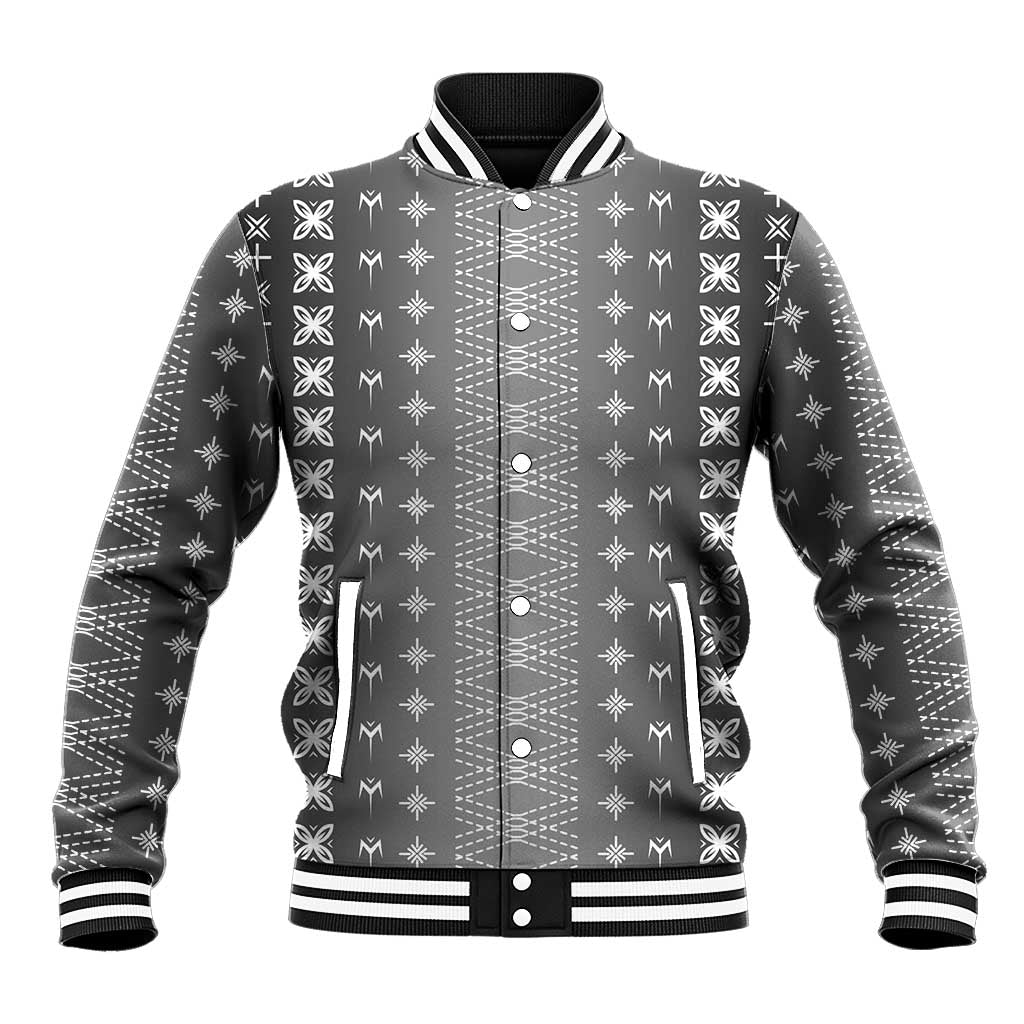 Black Samoa Malu Tattoo Inspired Baseball Jacket LT05 Unisex Black - Polynesian Pride