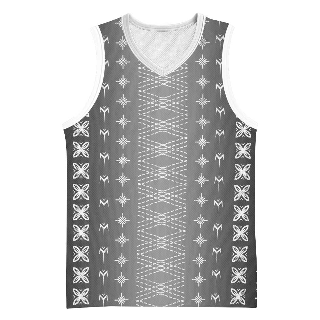 Black Samoa Malu Tattoo Inspired Basketball Jersey LT05 Unisex Black - Polynesian Pride