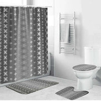 Black Samoa Malu Tattoo Inspired Bathroom Set - Polynesian Pride