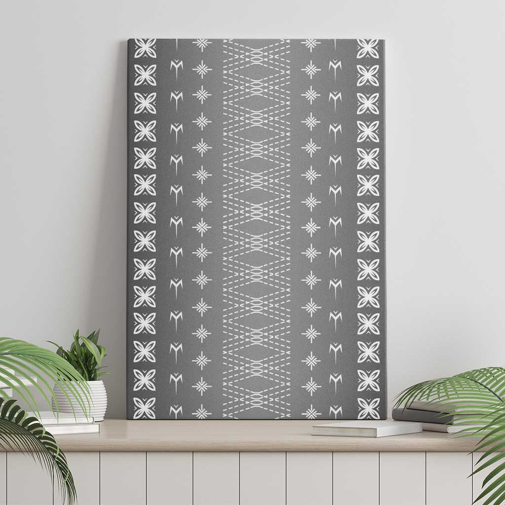 Black Samoa Malu Tattoo Inspired Canvas Wall Art - Polynesian Pride