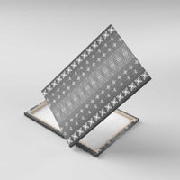 Black Samoa Malu Tattoo Inspired Canvas Wall Art - Polynesian Pride