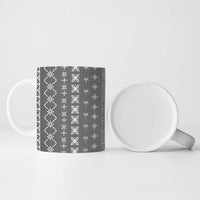 Black Samoa Malu Tattoo Inspired Ceramic Mug - Polynesian Pride
