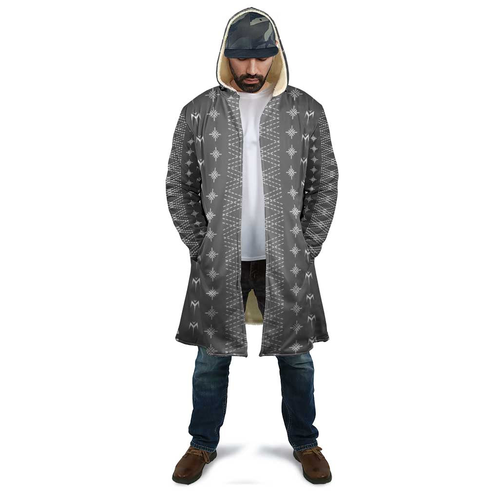 Black Samoa Malu Tattoo Inspired Cloak - Polynesian Pride