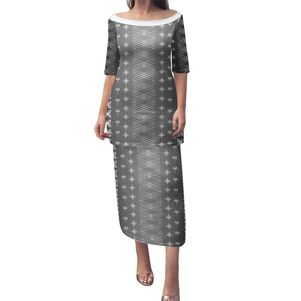 Black Samoa Malu Tattoo Inspired Family Matching Puletasi and Hawaiian Shirt - Polynesian Pride