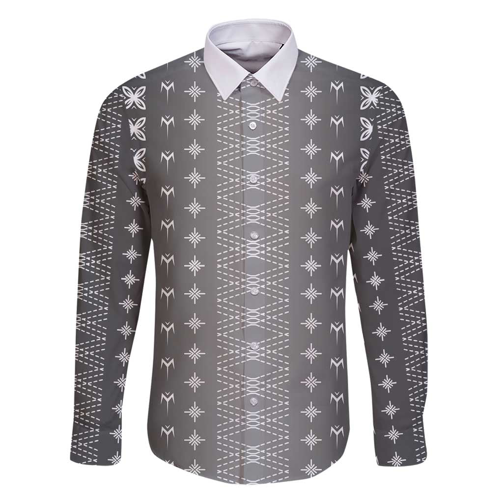 Black Samoa Malu Tattoo Inspired Family Matching Tank Maxi Dress and Hawaiian Shirt - Polynesian Pride