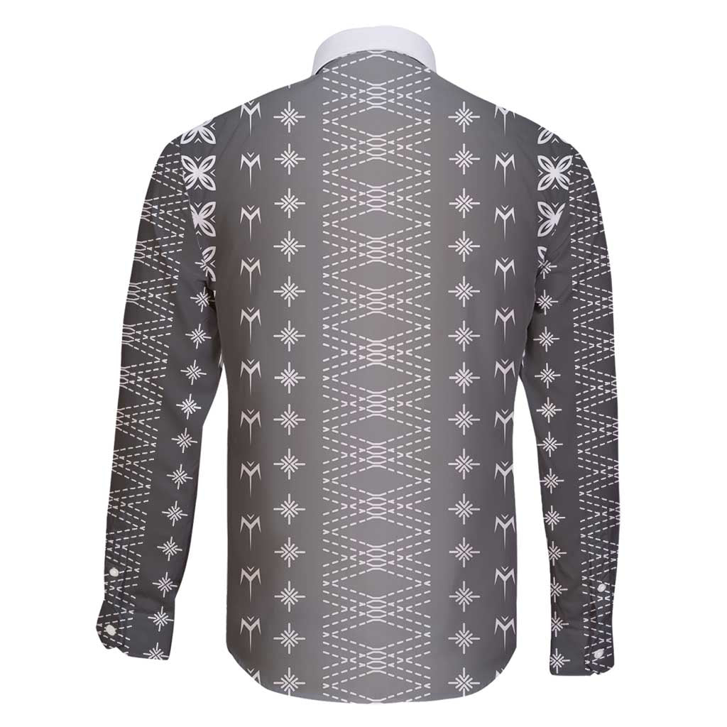 Black Samoa Malu Tattoo Inspired Family Matching Tank Maxi Dress and Hawaiian Shirt - Polynesian Pride