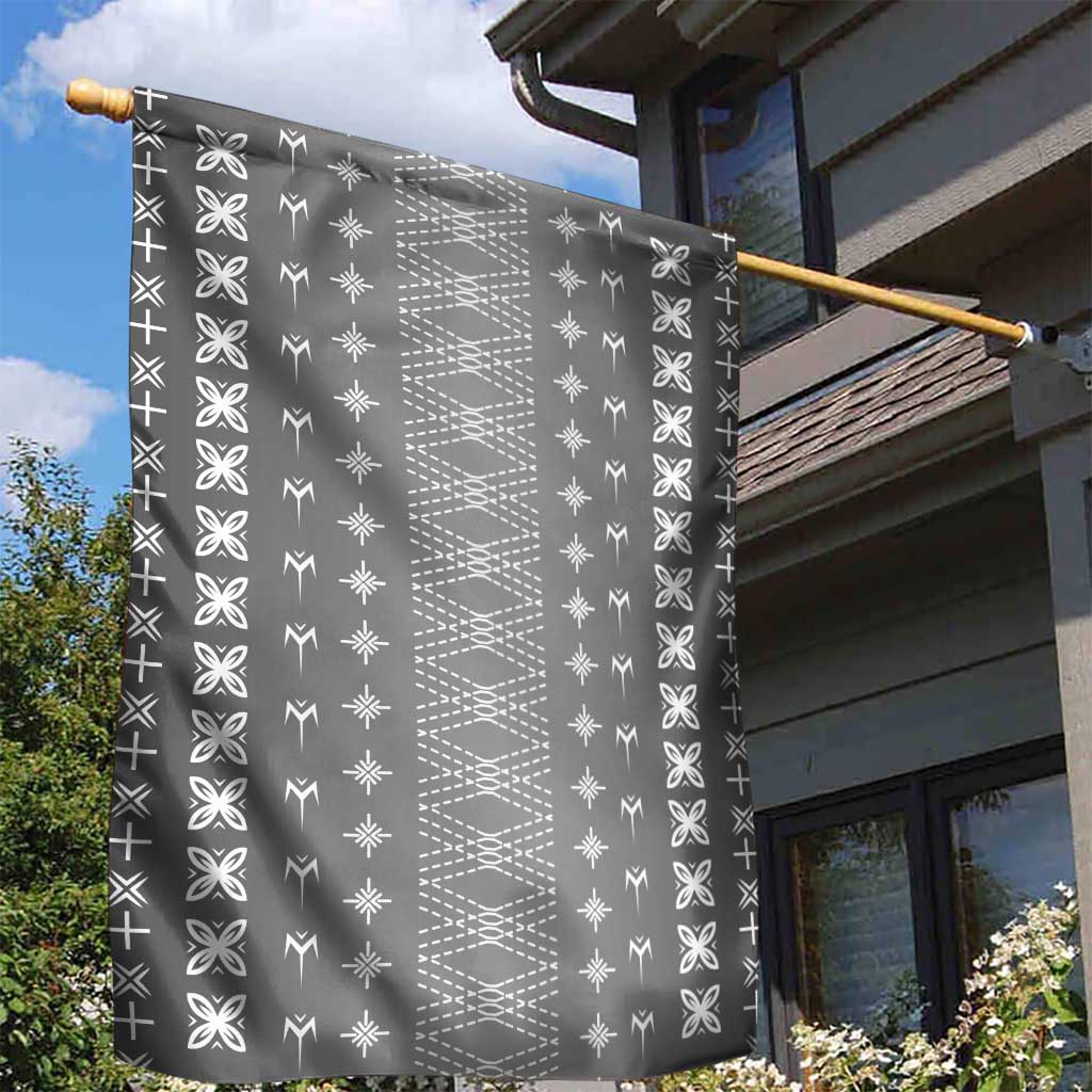 Black Samoa Malu Tattoo Inspired Garden Flag LT05 - Polynesian Pride