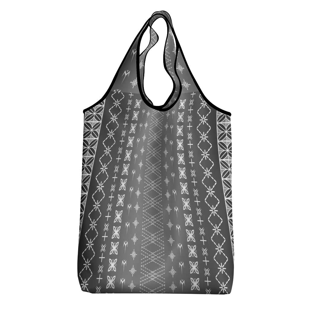 Black Samoa Malu Tattoo Inspired Grocery Bag - Polynesian Pride