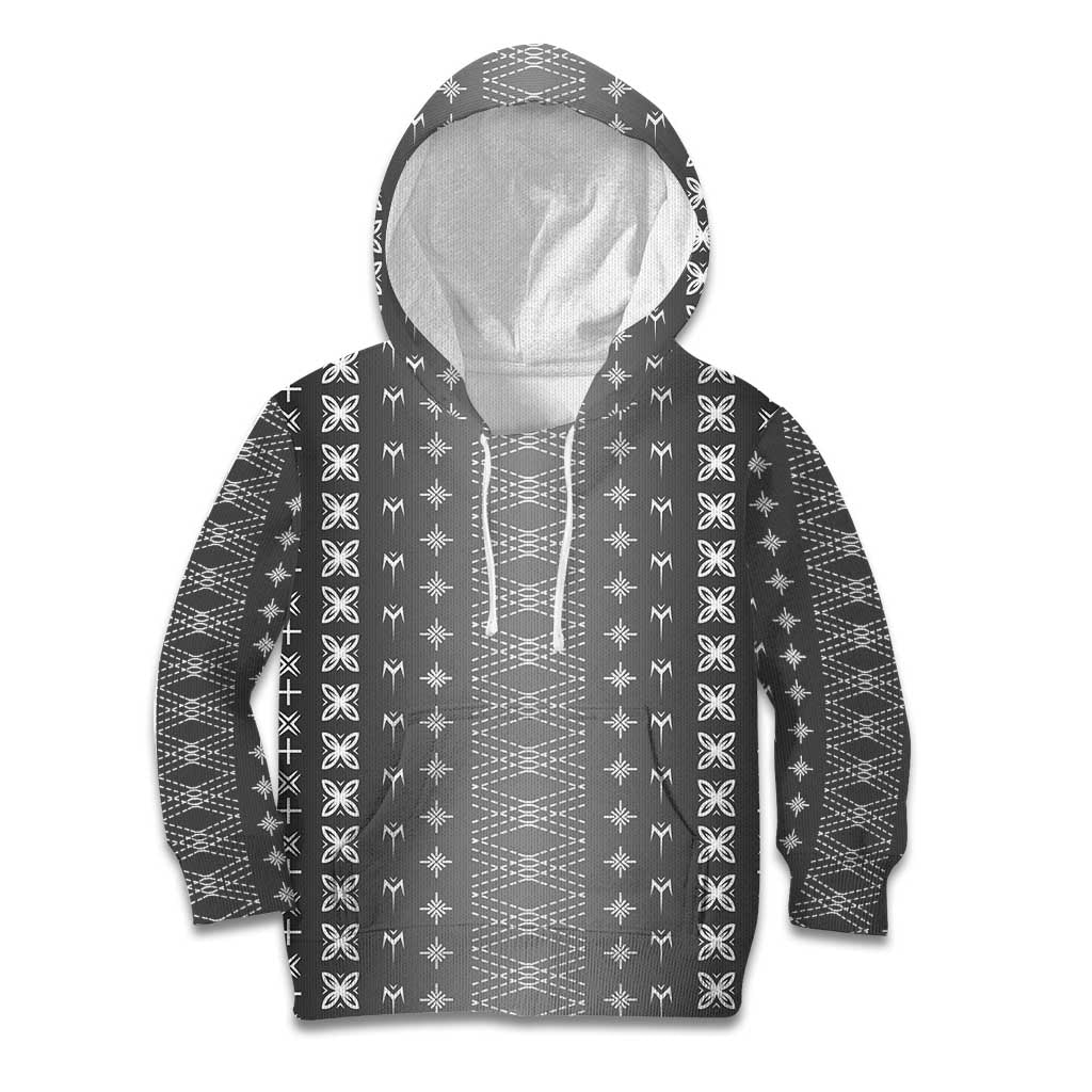 Black Samoa Malu Tattoo Inspired Kid Hoodie LT05 Hoodie Black - Polynesian Pride
