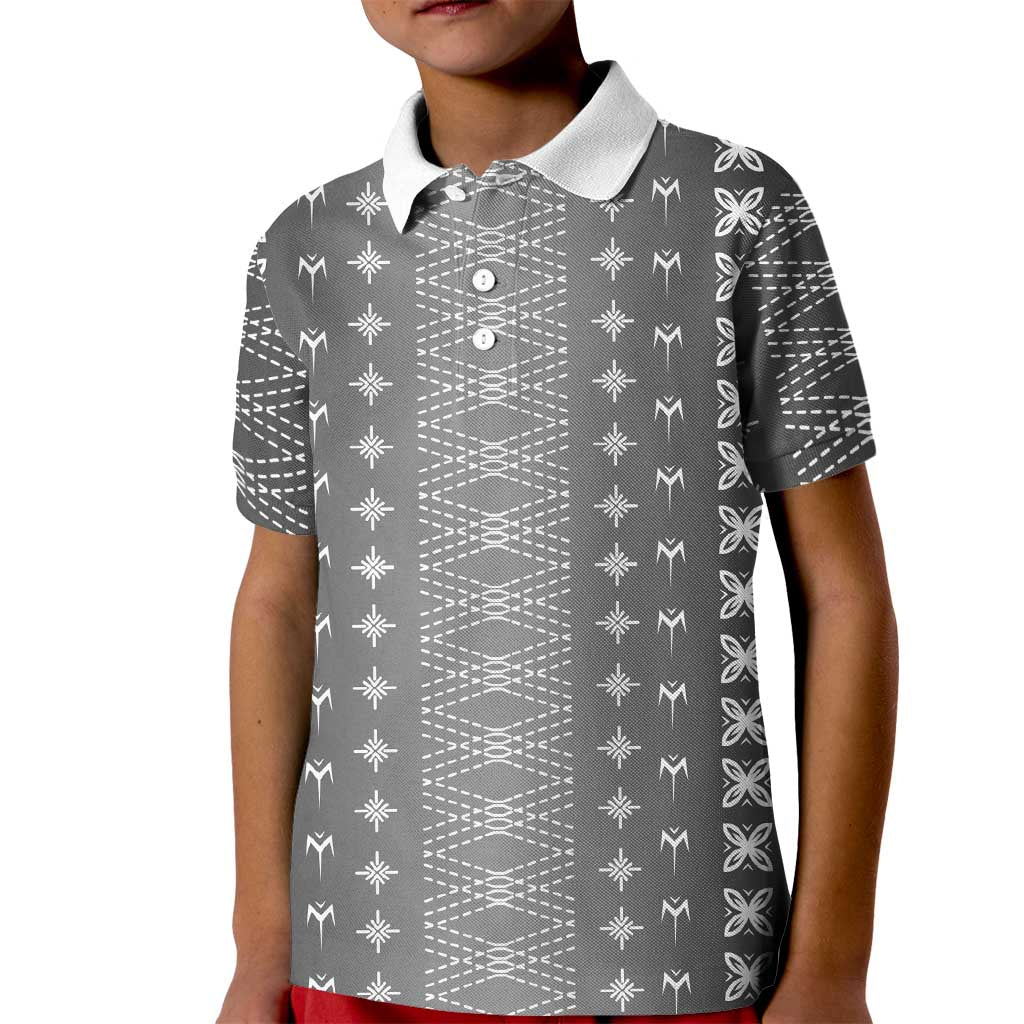 Black Samoa Malu Tattoo Inspired Kid Polo Shirt LT05 Kid Black - Polynesian Pride
