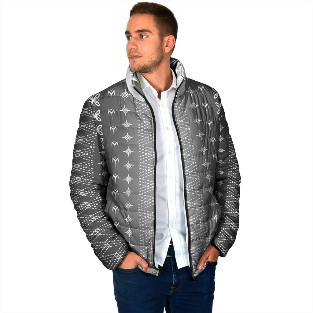 Black Samoa Malu Tattoo Inspired Padded Jacket - Polynesian Pride