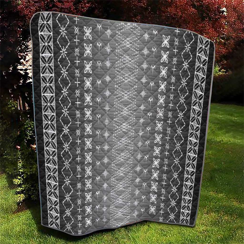 Black Samoa Malu Tattoo Inspired Quilt LT05 - Polynesian Pride