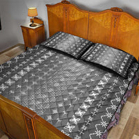 Black Samoa Malu Tattoo Inspired Quilt Bed Set - Polynesian Pride