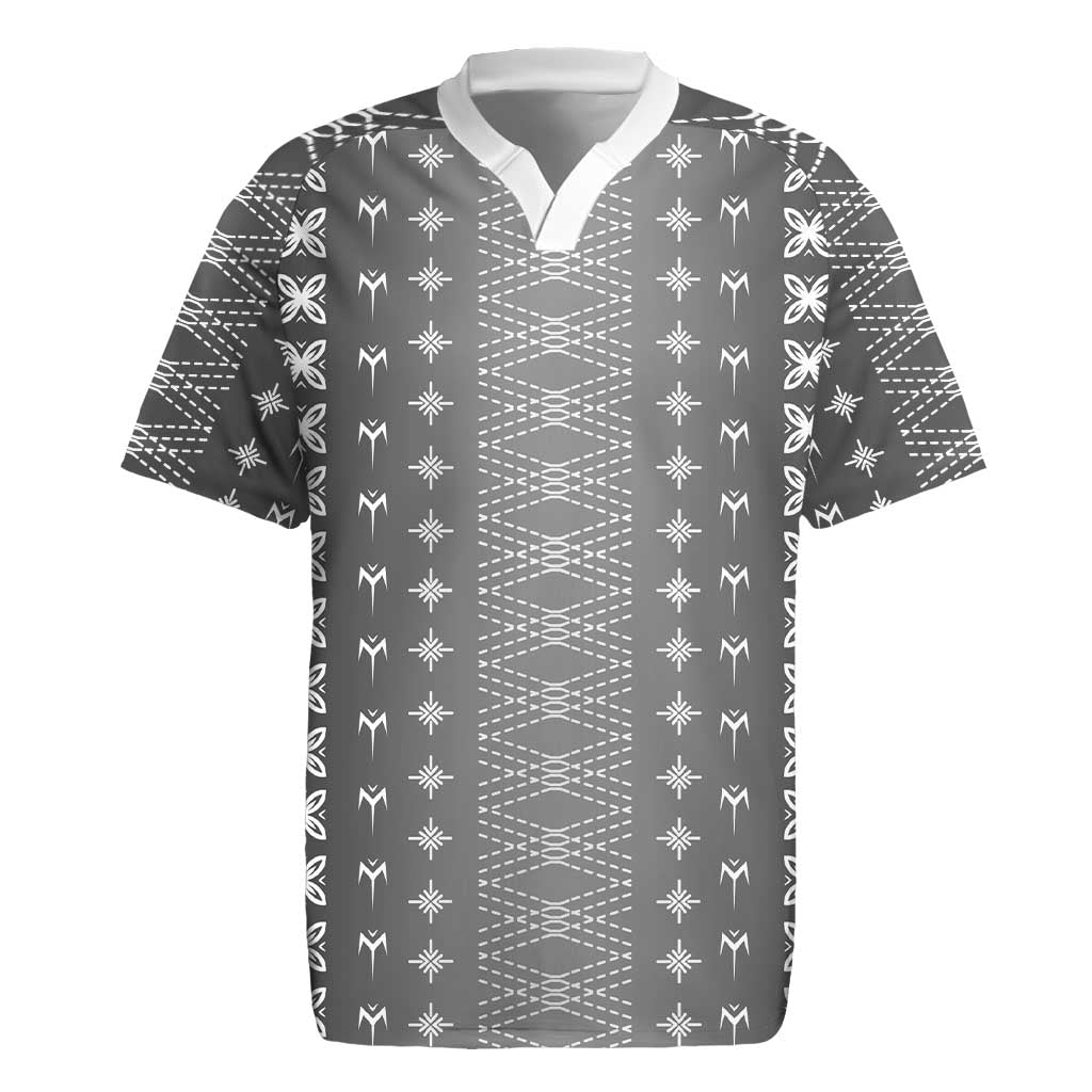 Black Samoa Malu Tattoo Inspired Rugby Jersey - Polynesian Pride