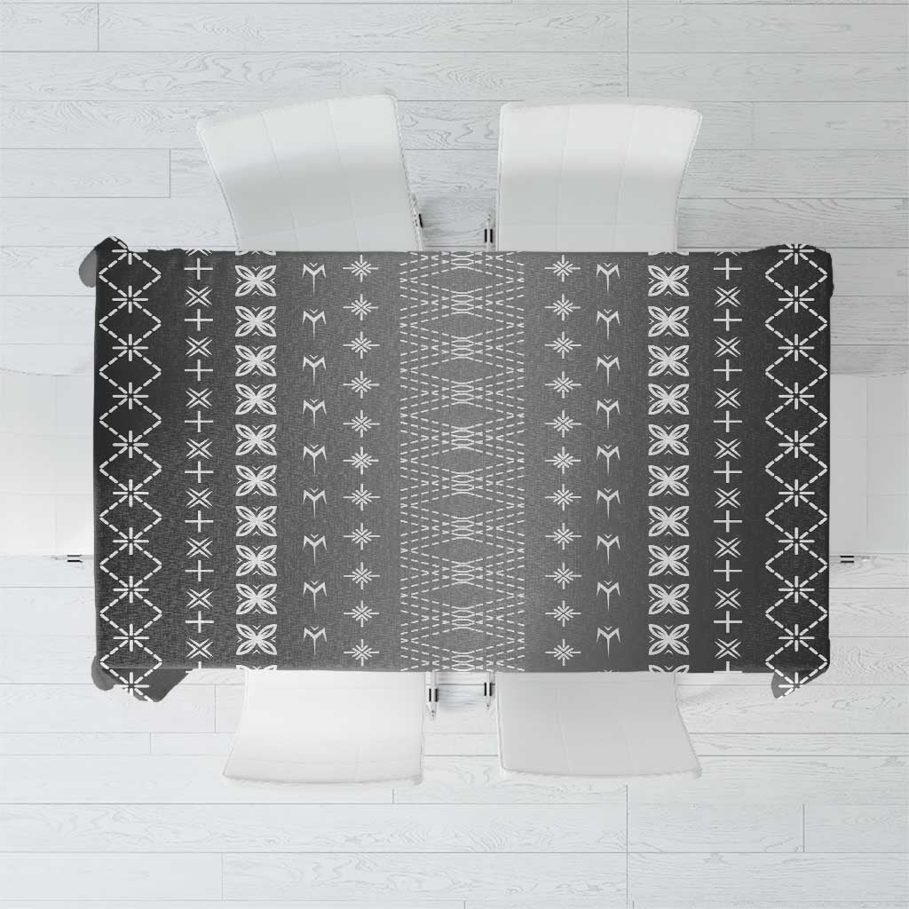 Black Samoa Malu Tattoo Inspired Tablecloth - Polynesian Pride