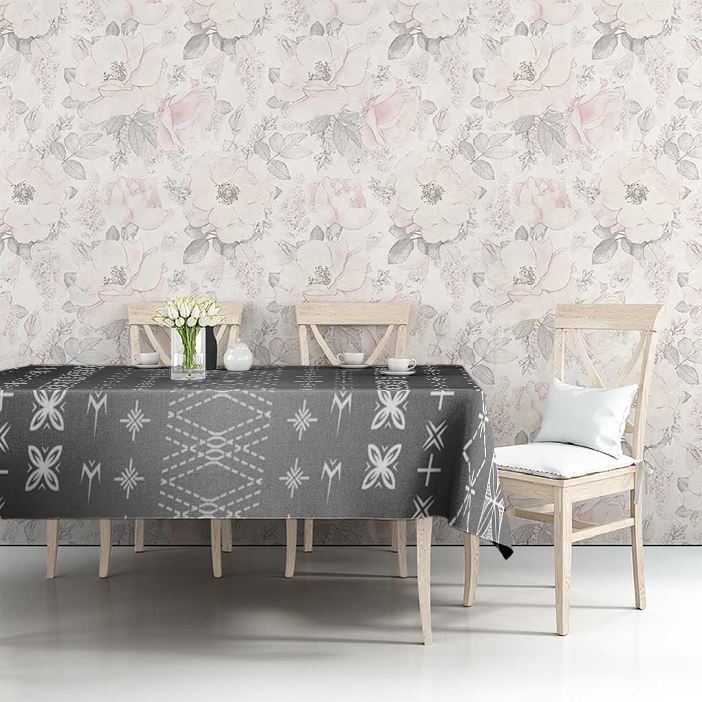 Black Samoa Malu Tattoo Inspired Tablecloth - Polynesian Pride