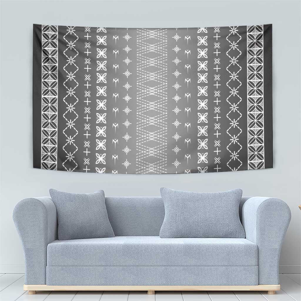Black Samoa Malu Tattoo Inspired Tapestry - Polynesian Pride