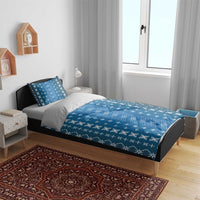 Blue Samoa Malu Tattoo Inspired Bedding Set - Polynesian Pride