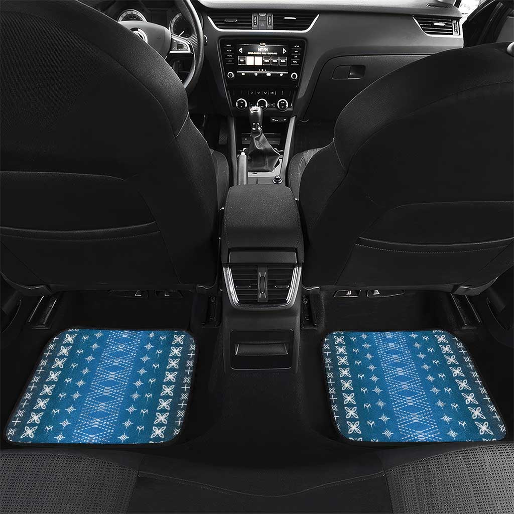 Blue Samoa Malu Tattoo Inspired Car Mats - Polynesian Pride