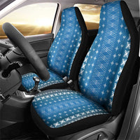 Blue Samoa Malu Tattoo Inspired Car Seat Cover - Polynesian Pride