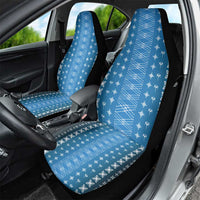Blue Samoa Malu Tattoo Inspired Car Seat Cover - Polynesian Pride