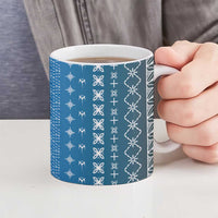 Blue Samoa Malu Tattoo Inspired Ceramic Mug - Polynesian Pride