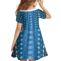 Blue Samoa Malu Tattoo Inspired Family Matching Mermaid Dress and Hawaiian Shirt - Polynesian Pride