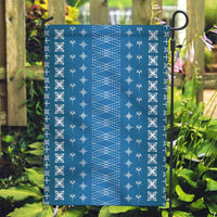 Blue Samoa Malu Tattoo Inspired Garden Flag LT05 Garden Flag Blue - Polynesian Pride