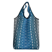 Blue Samoa Malu Tattoo Inspired Grocery Bag - Polynesian Pride
