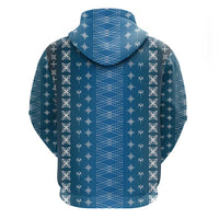 Blue Samoa Malu Tattoo Inspired Hoodie - Polynesian Pride