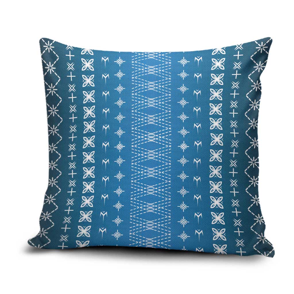 Blue Samoa Malu Tattoo Inspired Pillow Cover - Polynesian Pride