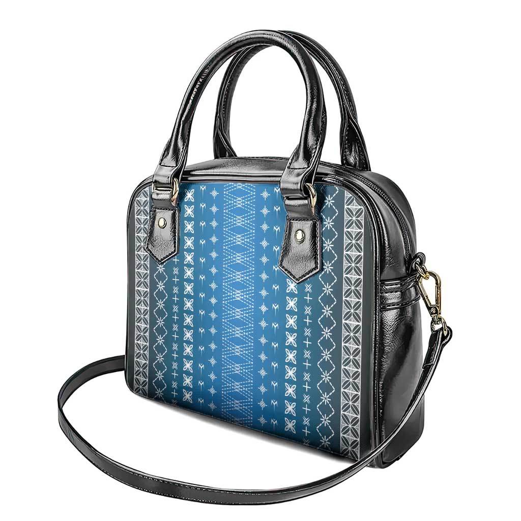 Blue Samoa Malu Tattoo Inspired Shoulder Handbag - Polynesian Pride