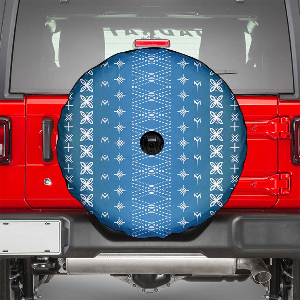 Blue Samoa Malu Tattoo Inspired Spare Tire Cover LT05 - Polynesian Pride