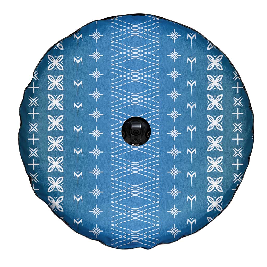 Blue Samoa Malu Tattoo Inspired Spare Tire Cover LT05 - Polynesian Pride