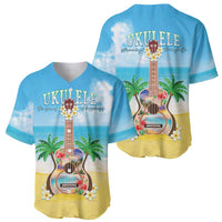 Hawaiian Ukulele Baseball Jersey Sound Of Happiness