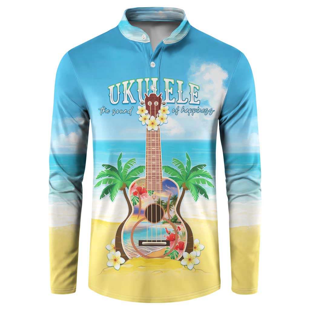 Hawaiian Ukulele Button Sweatshirt Sound Of Happiness LT05 Colorful - Polynesian Pride