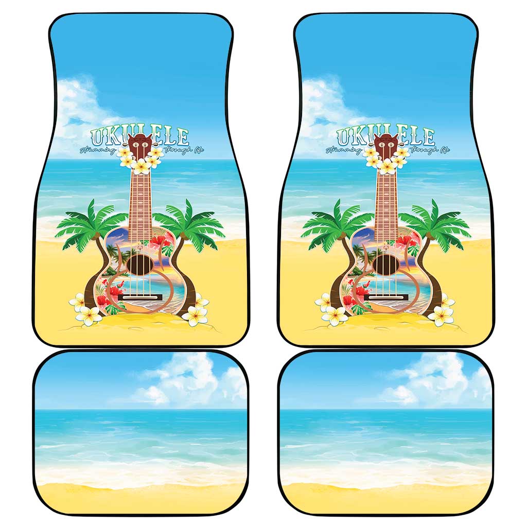 Hawaiian Ukulele Car Mats Sound Of Happiness