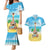 Hawaiian Ukulele Couples Matching Mermaid Dress and Hawaiian Shirt Sound Of Happiness