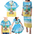 Hawaiian Ukulele Family Matching Puletasi and Hawaiian Shirt Sound Of Happiness