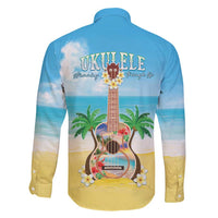 Hawaiian Ukulele Family Matching Puletasi and Hawaiian Shirt Sound Of Happiness