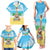 Hawaiian Ukulele Family Matching Tank Maxi Dress and Hawaiian Shirt Sound Of Happiness