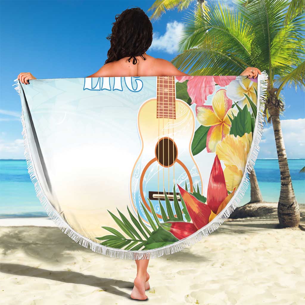 National Ukulele Day Beach Blanket Tropical Vibe