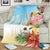 National Ukulele Day Blanket Tropical Vibe