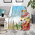National Ukulele Day Blanket Tropical Vibe